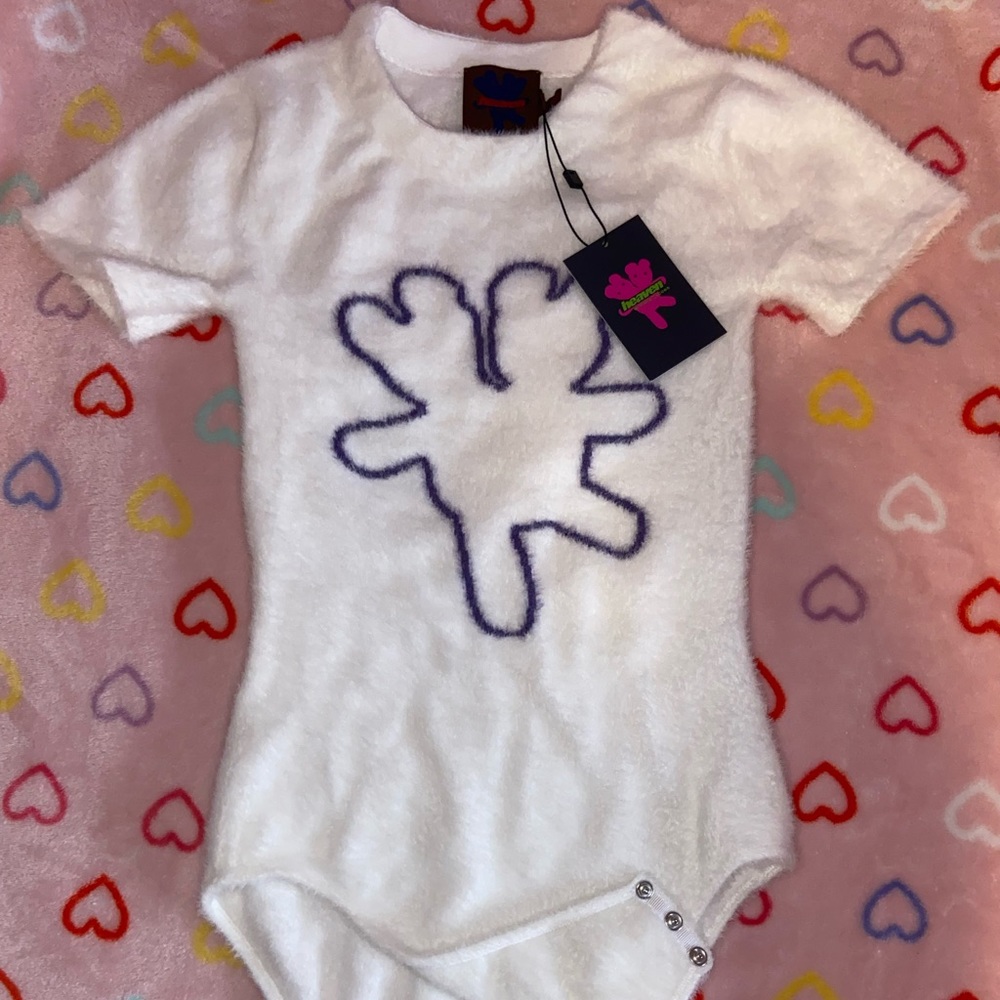Marc Jacobs Fuzzy logo Bodysuit